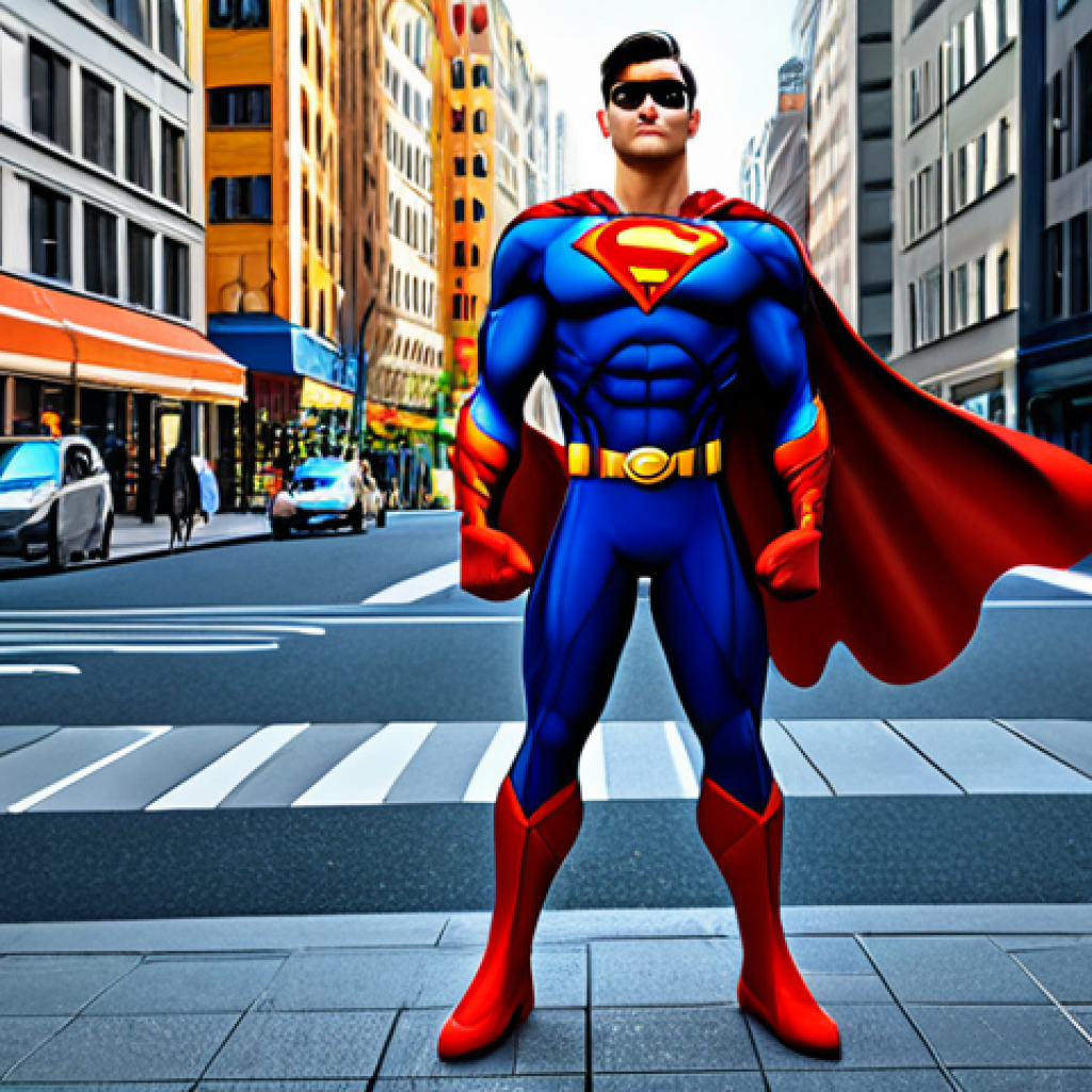 디지털아트 카툰 렌더링 기법 - Cel Shading Superhero**

"A fully clothed, safe for work, superhero character in a vibrant cel-shade...