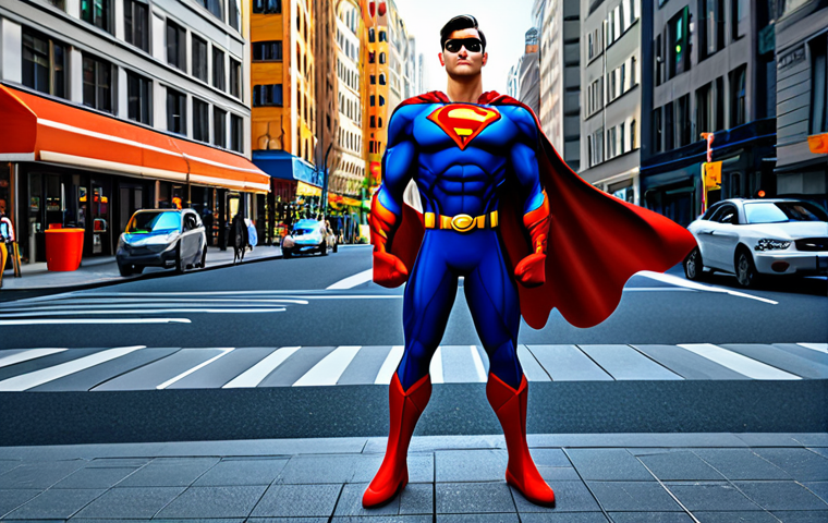 디지털아트 카툰 렌더링 기법 - Cel Shading Superhero**

"A fully clothed, safe for work, superhero character in a vibrant cel-shade...